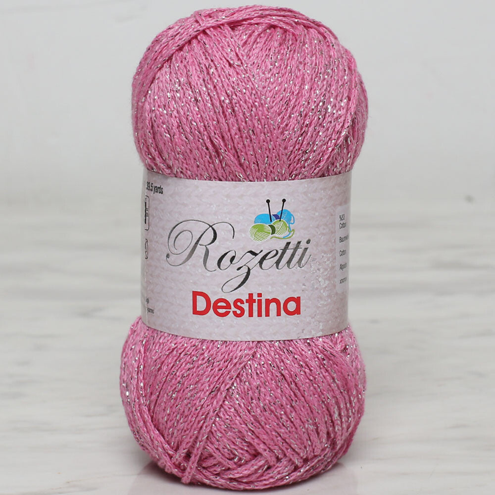 Rozetti Destina 50 gr Pembe El Örgü İpi - 45008